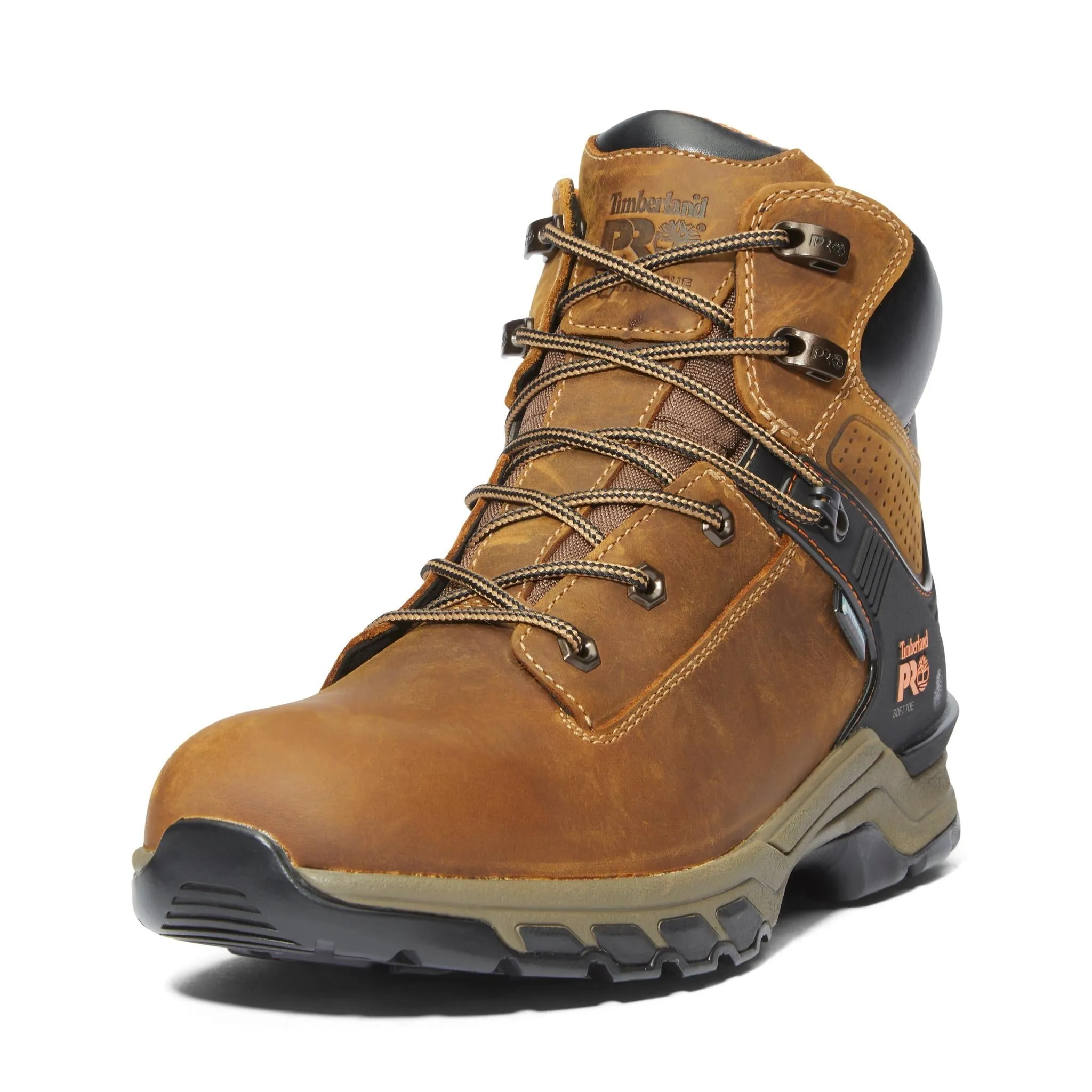 Hypercharge 6 Inch Soft-Toe Waterproof Boot Brown