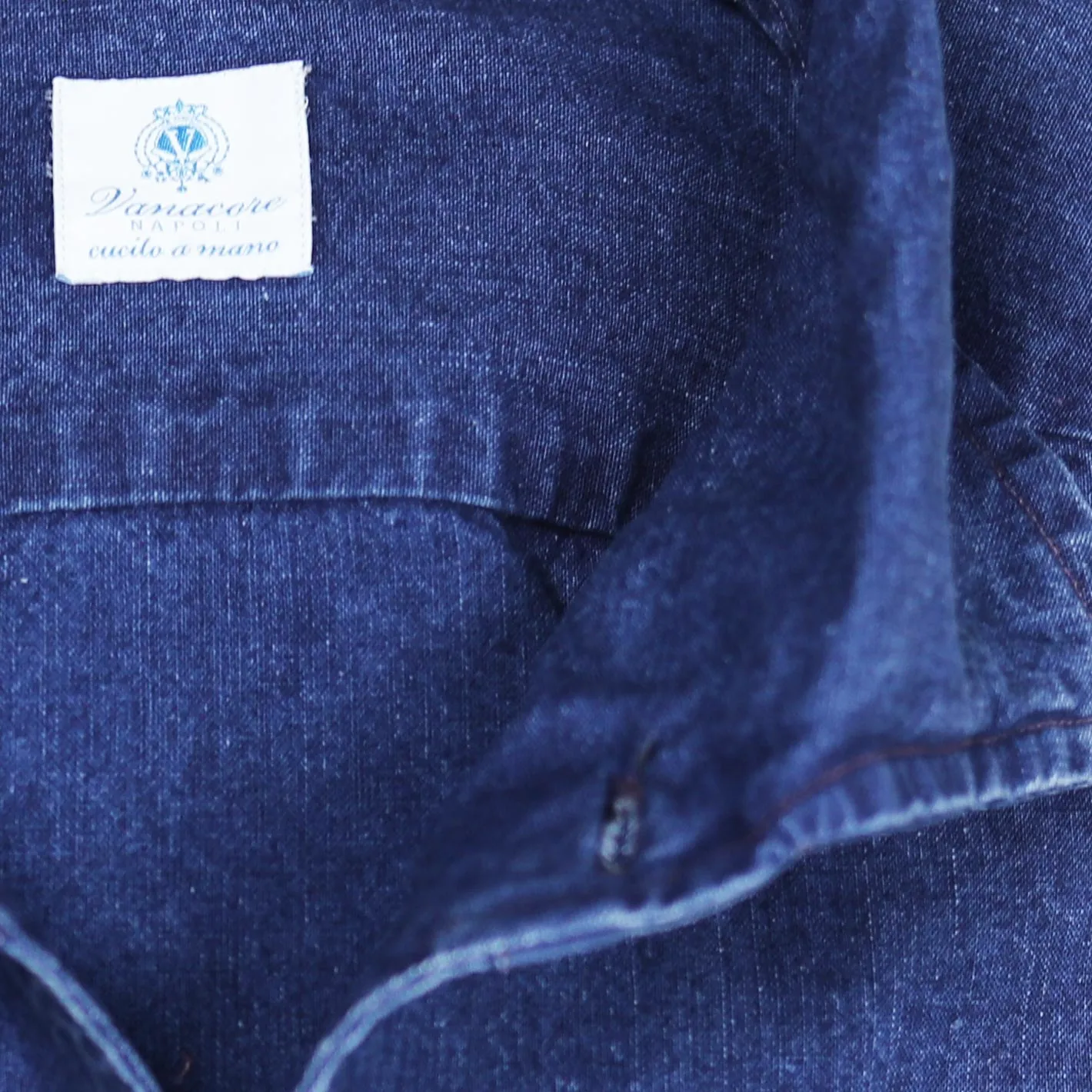 Indigo Blue Denim Paramontura Shirt