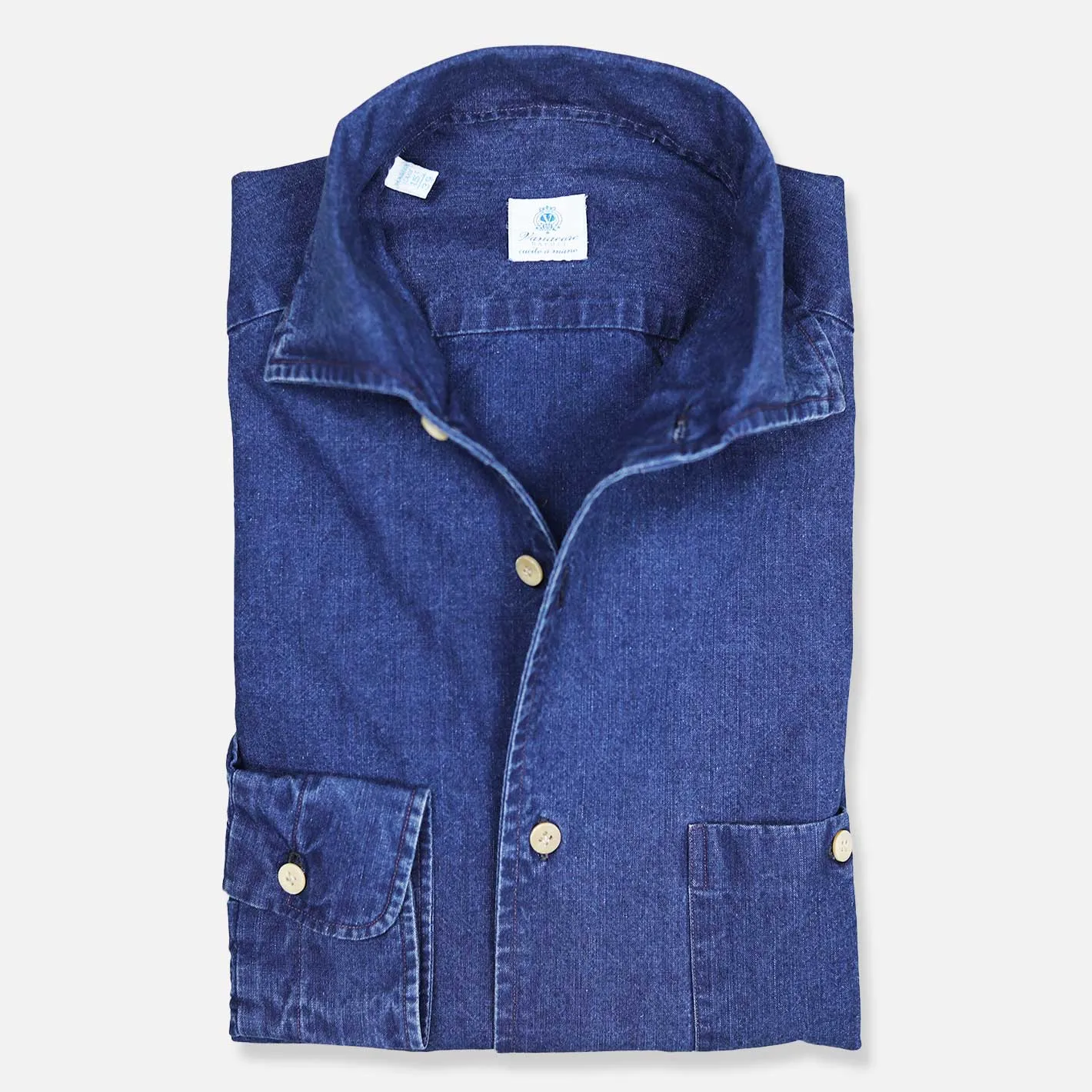 Indigo Blue Denim Paramontura Shirt