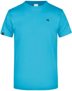 JAN 0002 ― Herren Heavy Komfort T-Shirt - Turquoise Blau Türkis