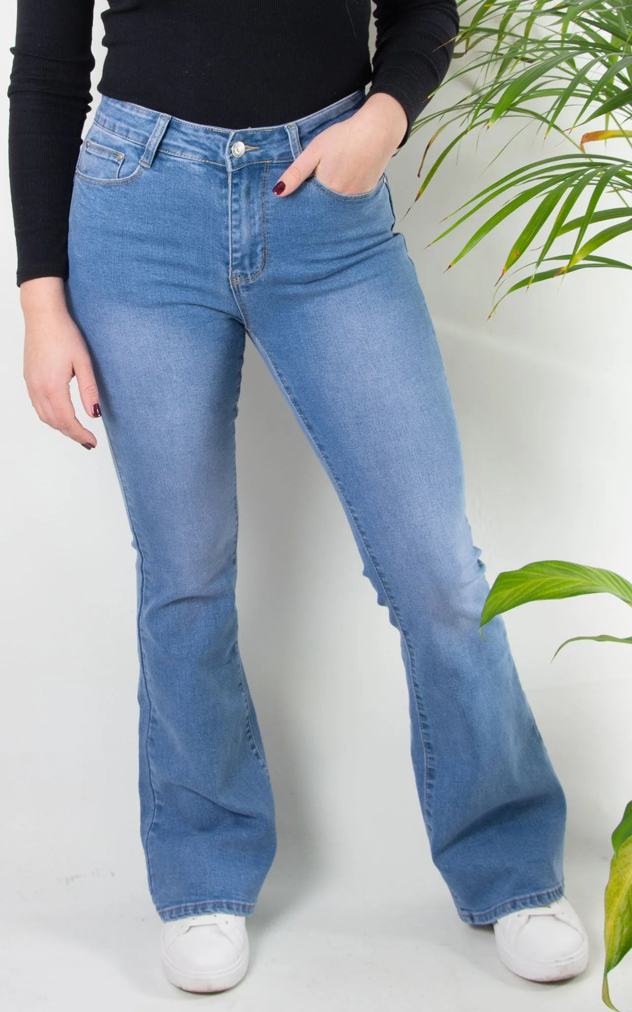 Jeans | Stonewash Flared