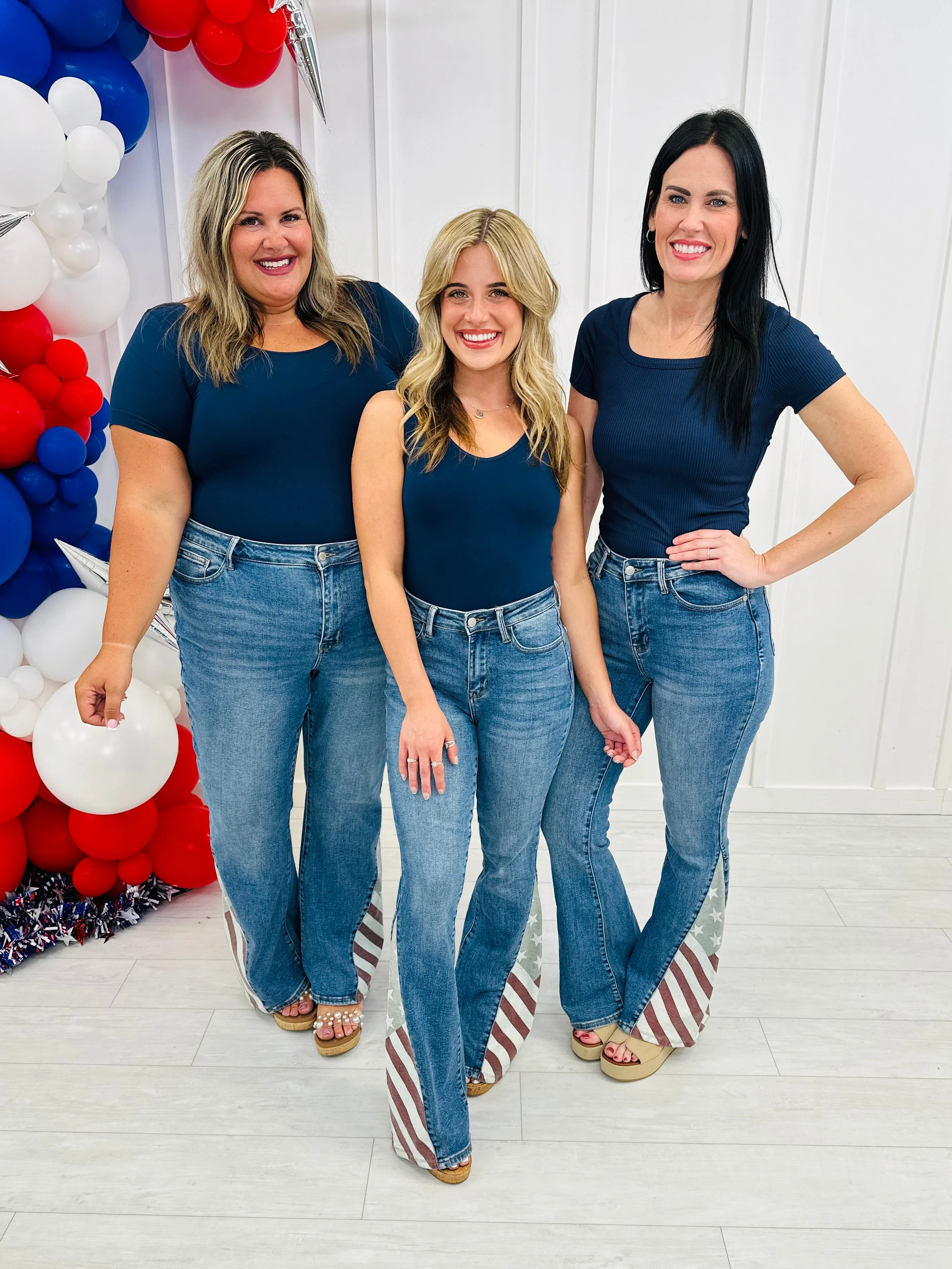 Judy Blue REG/CURVY Miss Americana Flare Jeans