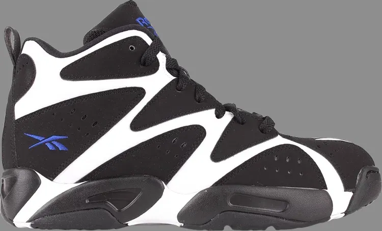 Kamikaze 1 mid 'white black blue' Reebok sneakers, black