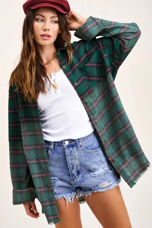 Kayla long sleeve button up Shirt