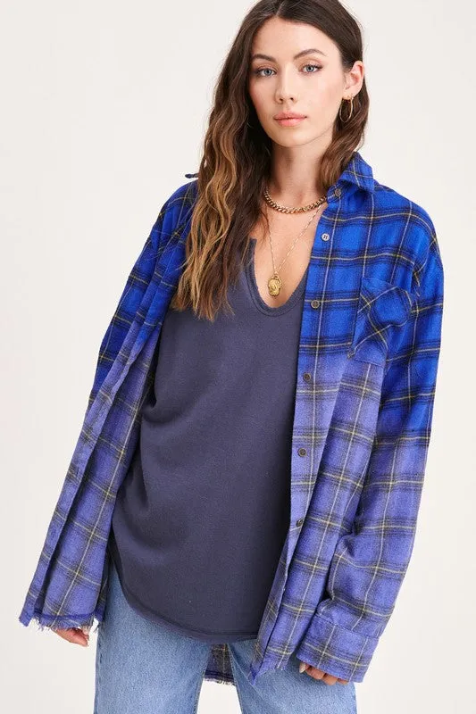 Kayla long sleeve button up Shirt