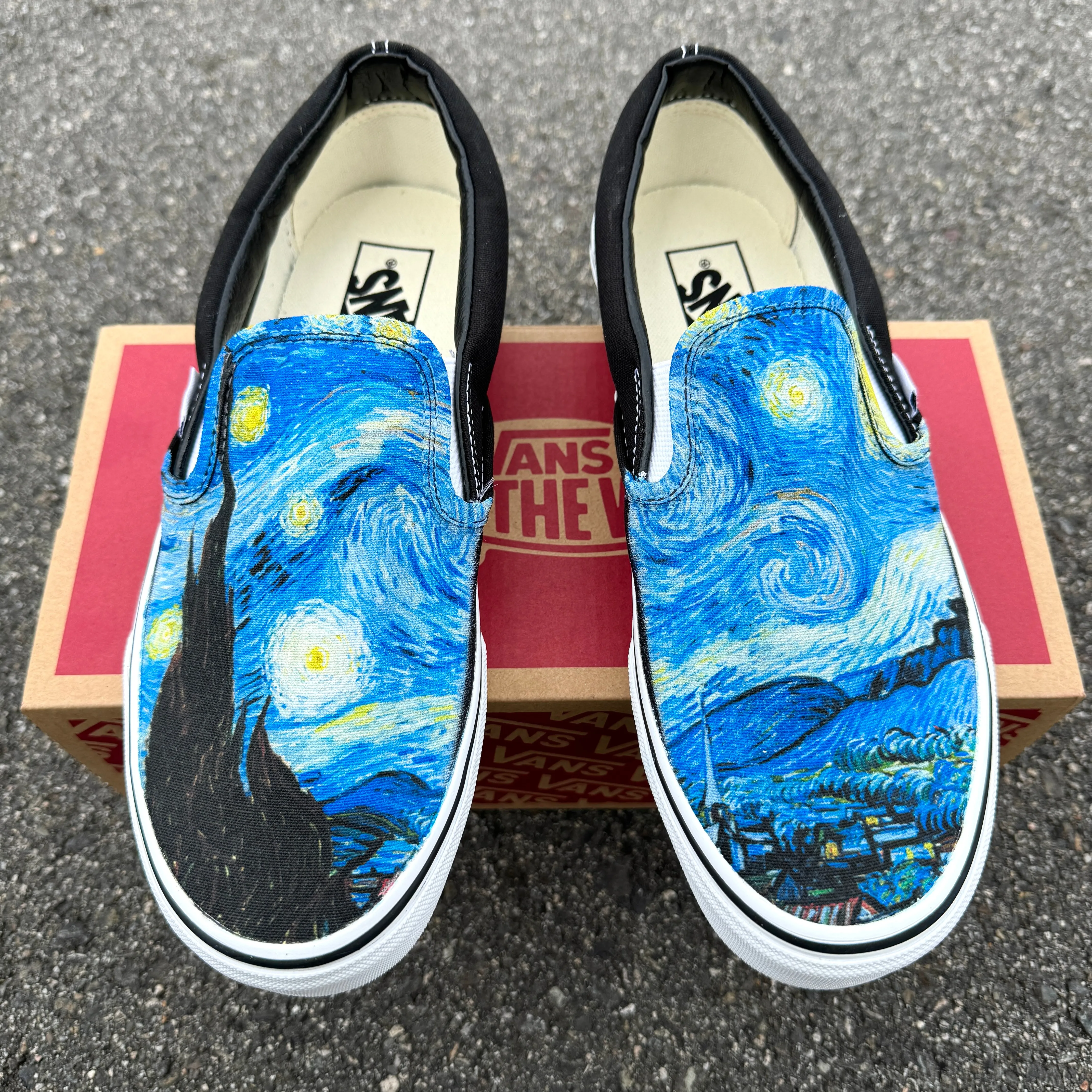 Kids Shoes - Starry Night Slip Ons Starry Night available in Kids Sizing