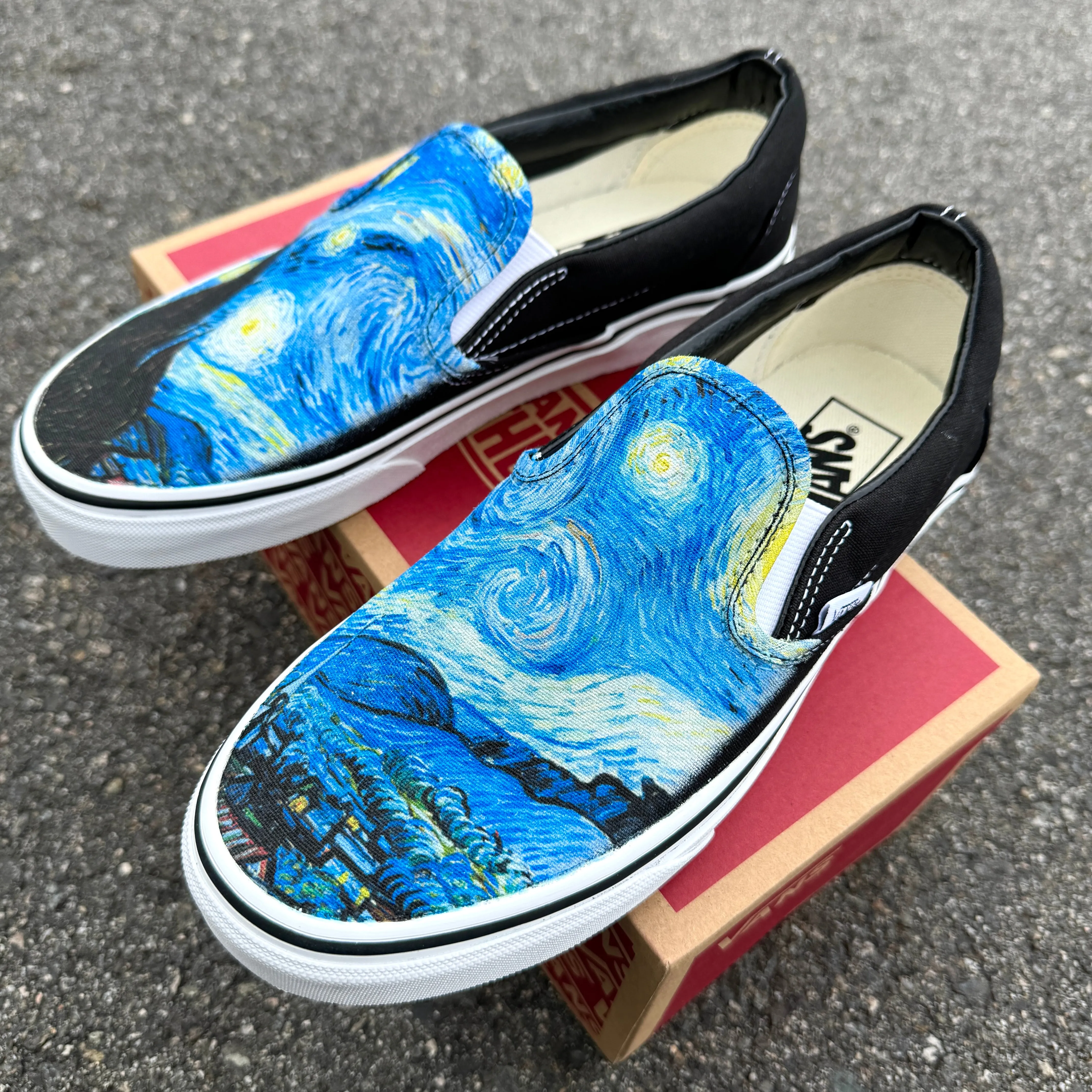 Kids Shoes - Starry Night Slip Ons Starry Night available in Kids Sizing