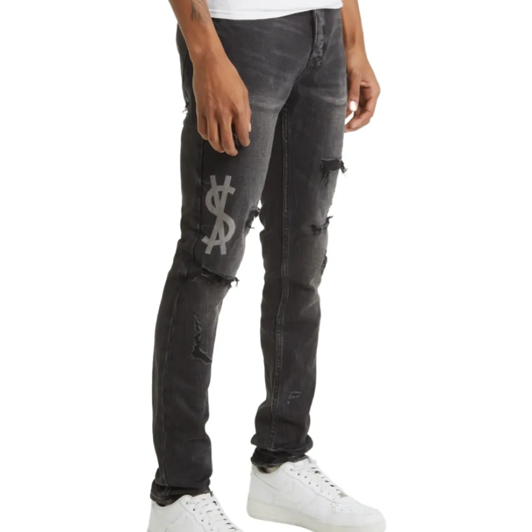 Ksubi Van Winkle Black Krush Jeans