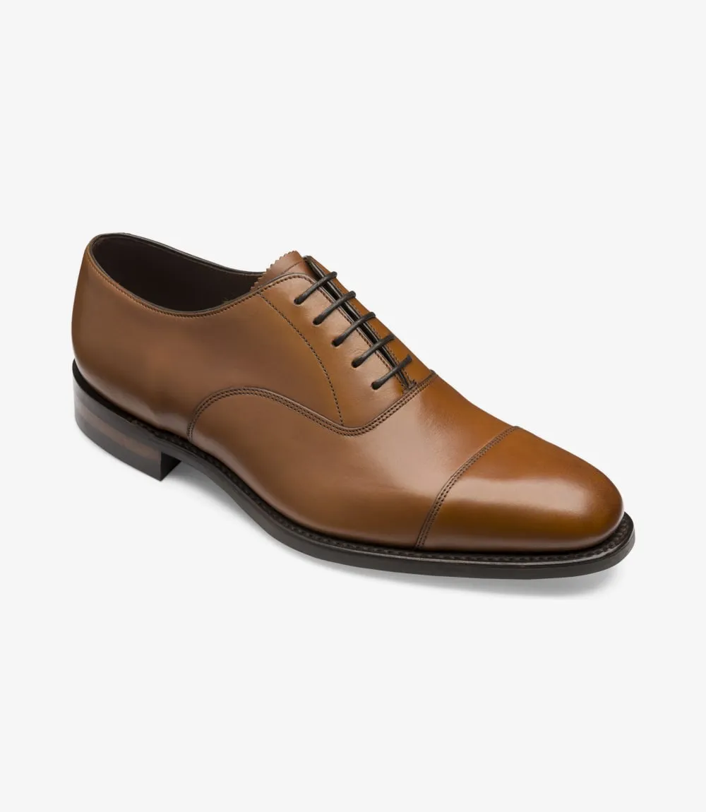 LOAKE Aldwych calf oxford shoe - Dainite Sole - Brown