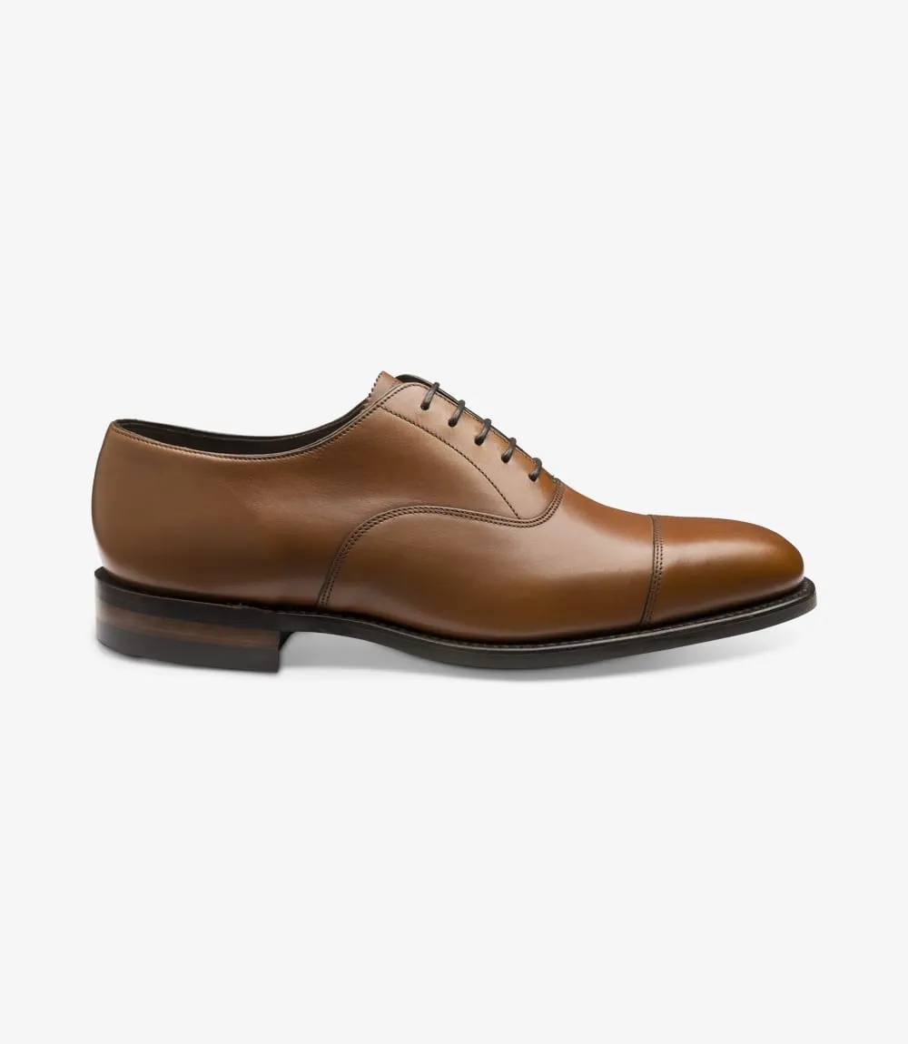 LOAKE Aldwych calf oxford shoe - Dainite Sole - Brown