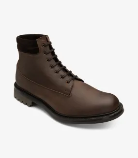 LOAKE - KIRKBY Premium Nubuck Boot - Brown Oiled Nubuck