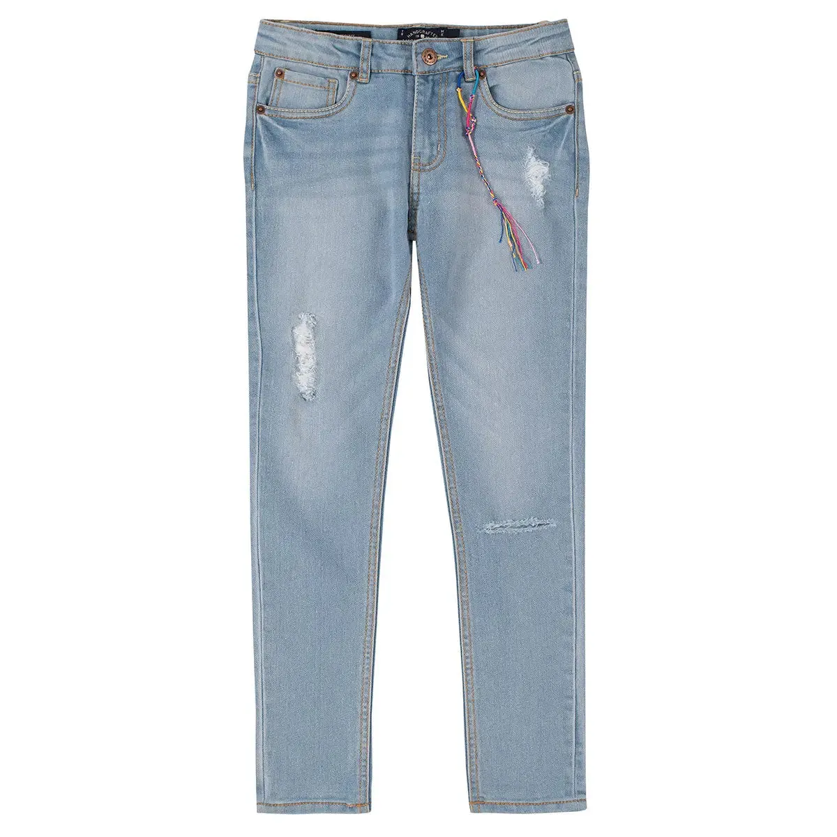 Lucky Brand Little Girl's Giselle-Rip and Repair Zoe Fit Jean