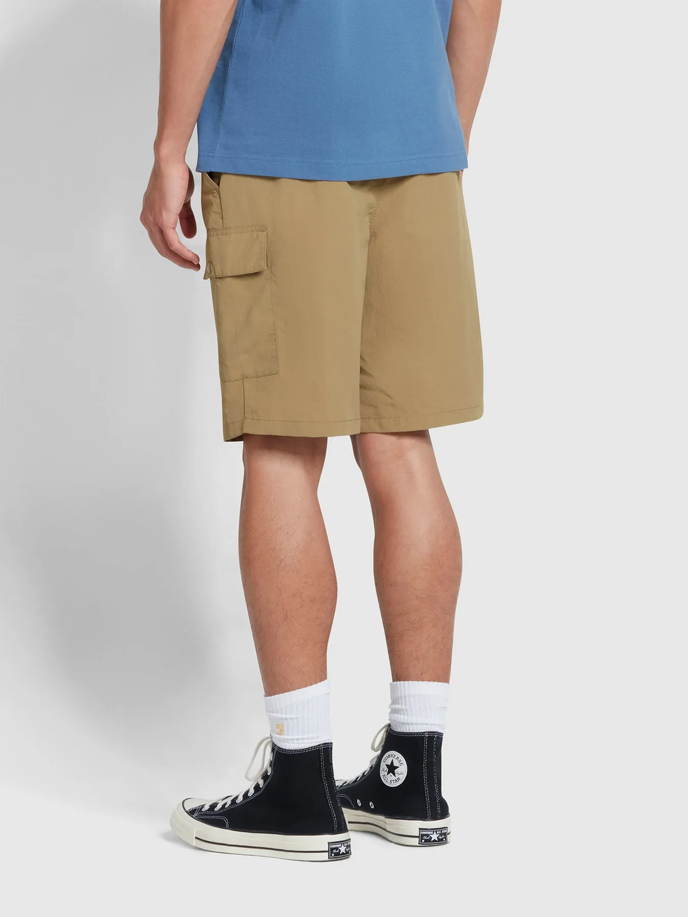 Mayhew Drawstring Shorts In True Khaki