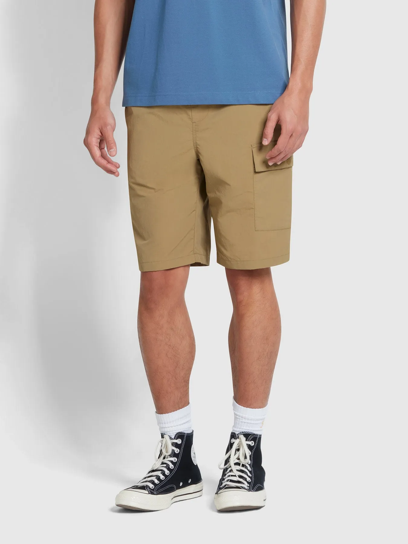 Mayhew Drawstring Shorts In True Khaki