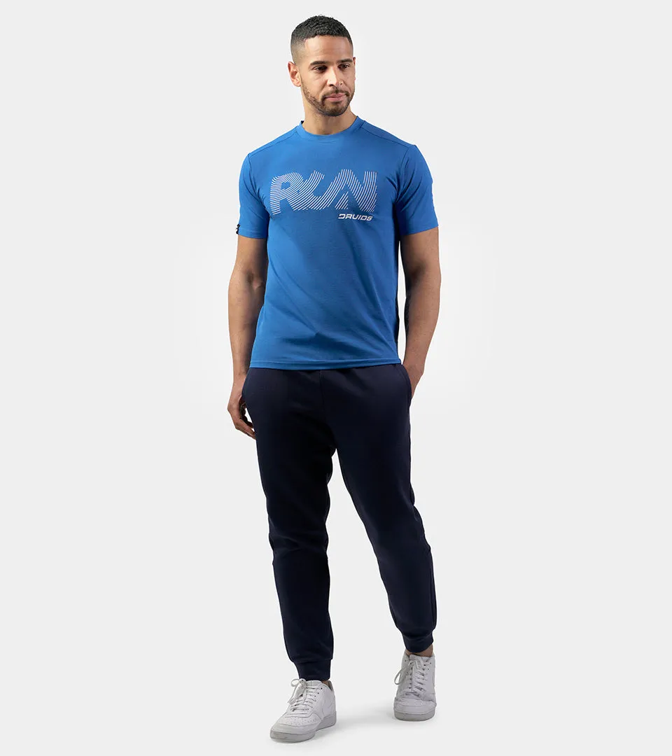 MEN'S RUN SPORTS T-SHIRT - BLUE