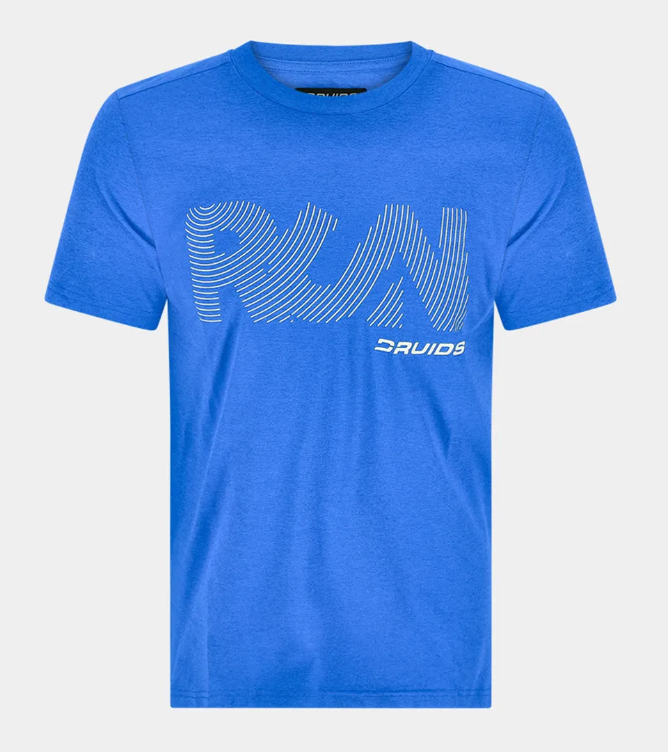 MEN'S RUN SPORTS T-SHIRT - BLUE