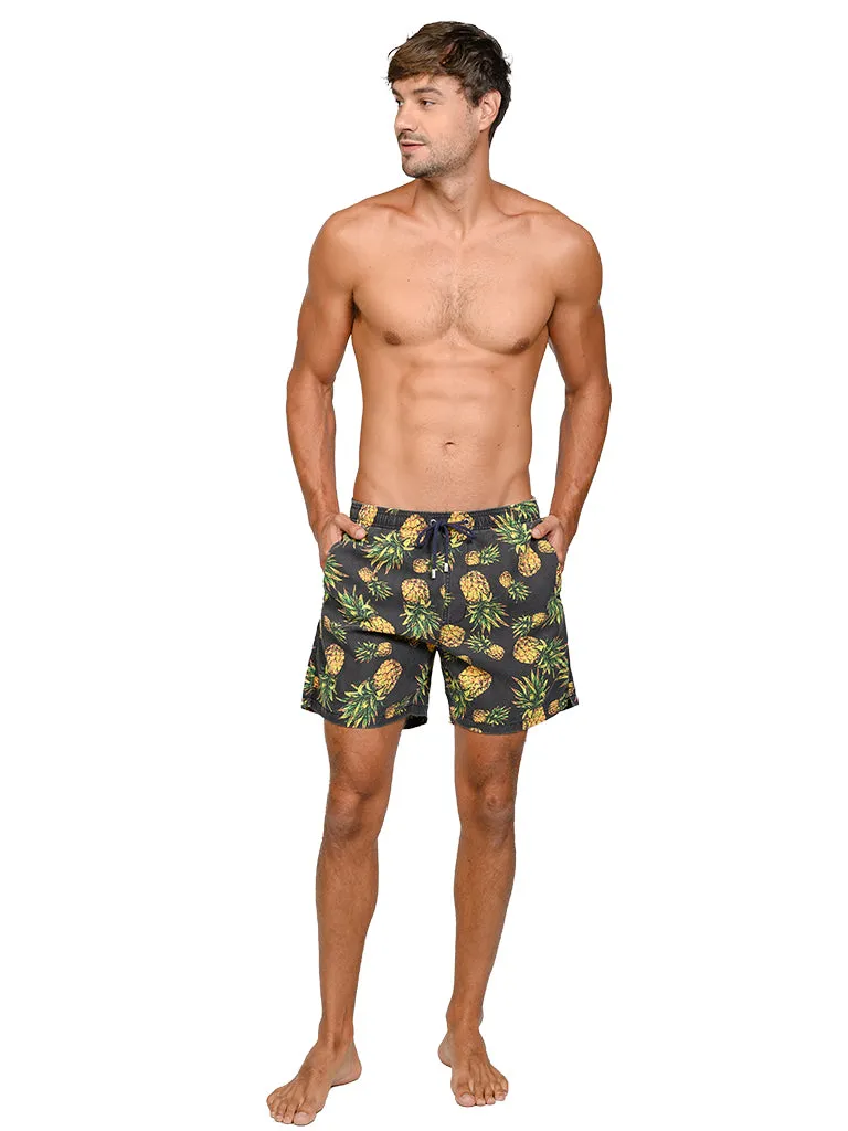 Men's Swim Shorts in lively tropical print