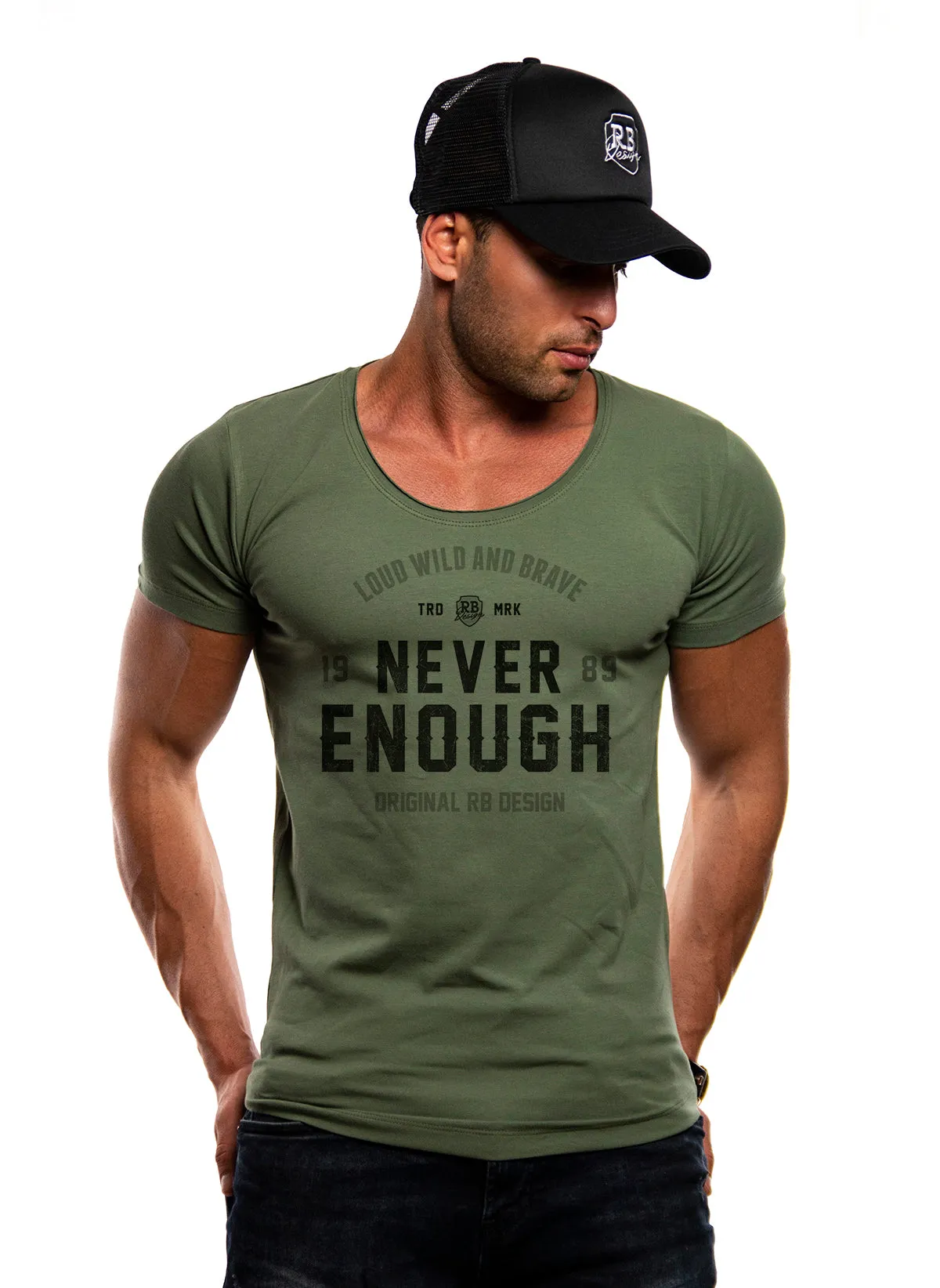 Men's T-shirt "Never Enough" MD981