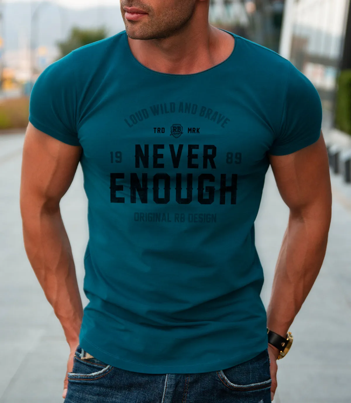 Men's T-shirt "Never Enough" MD981