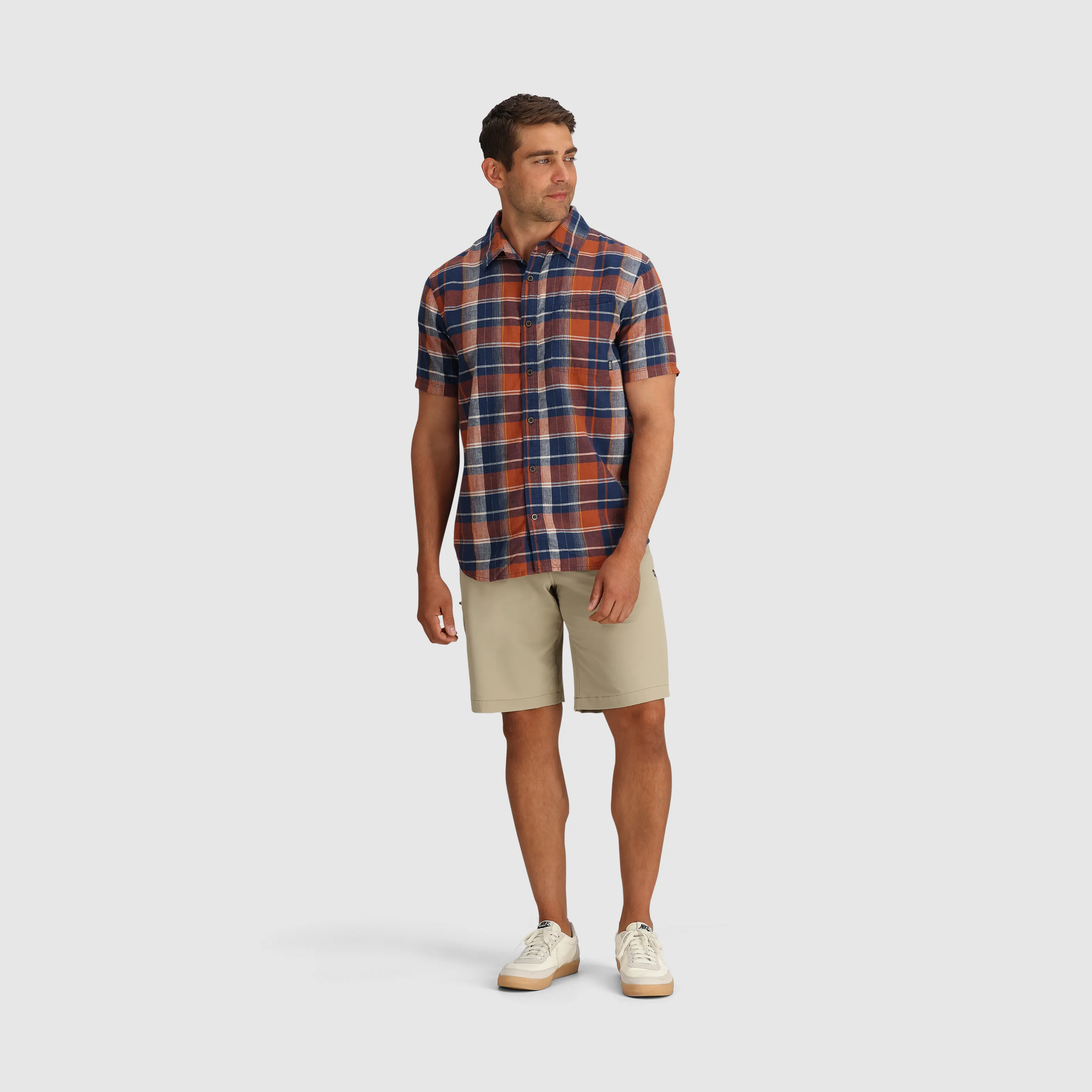 Men's Weisse Plaid Shirt