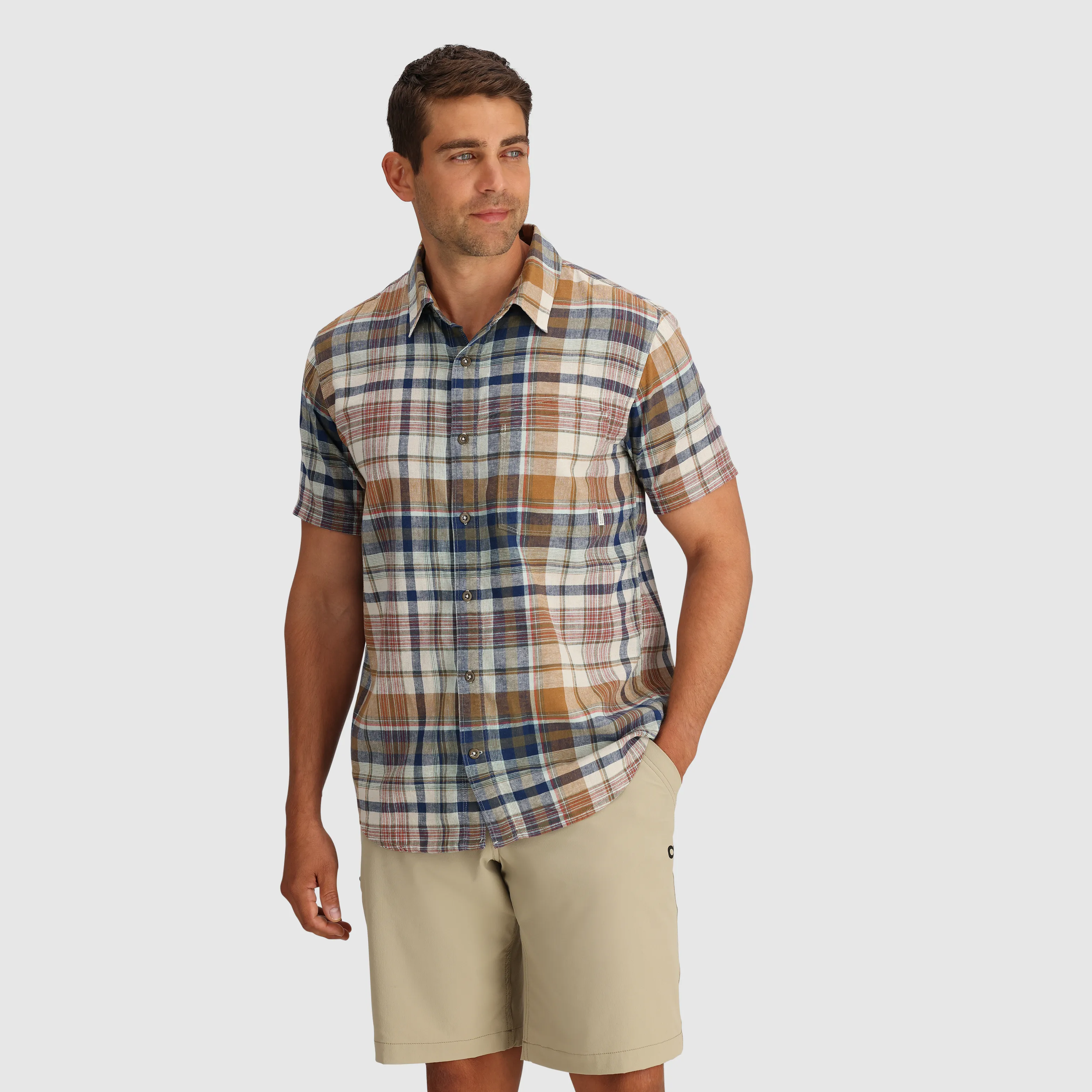 Men's Weisse Plaid Shirt