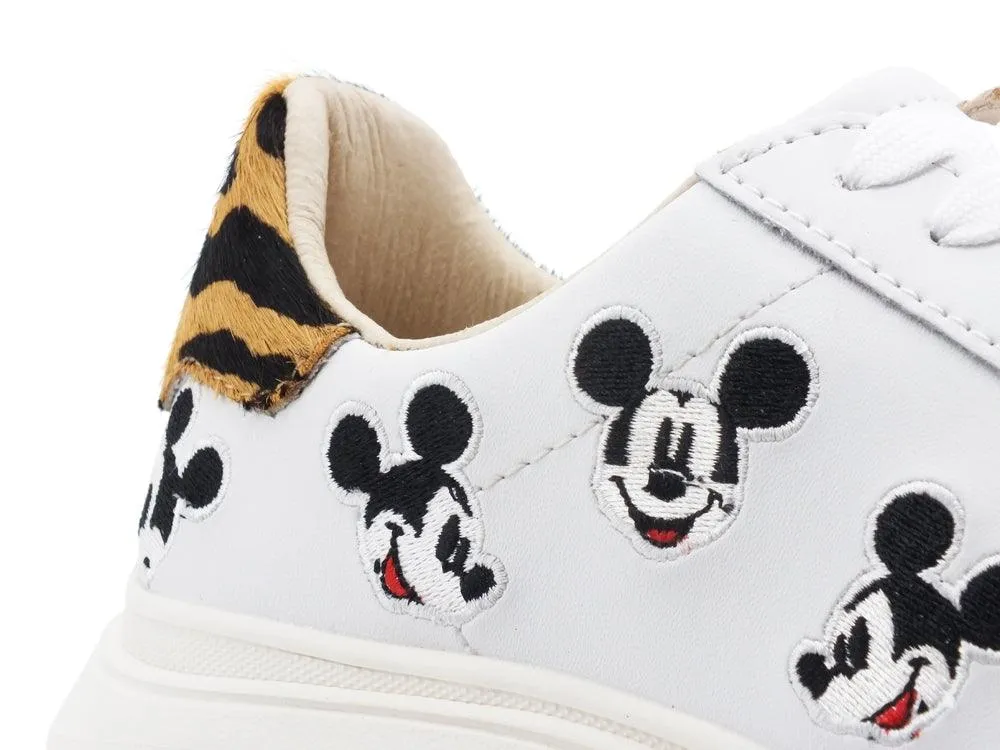 MOA Disney Sneaker Mickey Platform White MD477