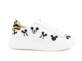 MOA Disney Sneaker Mickey Platform White MD477