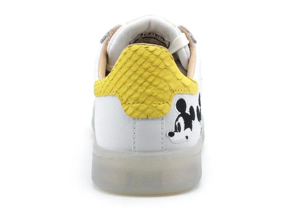 MOA Master Of Arts Disney Sneaker Honey Sole Mickey Mouse White Yellow MD603