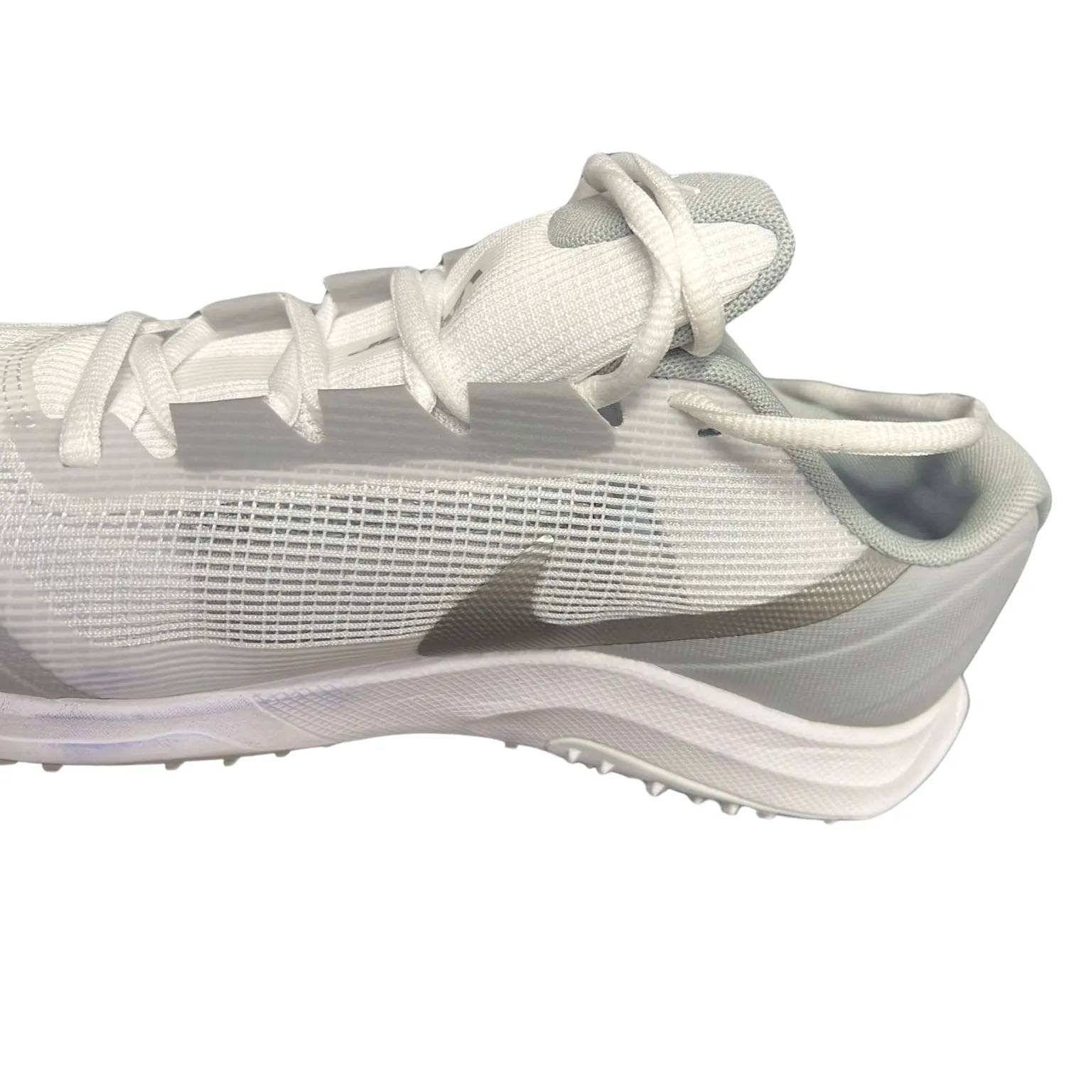 Nike Cricket Shoes React-Vapor-Drive-2 White Metallic Silver