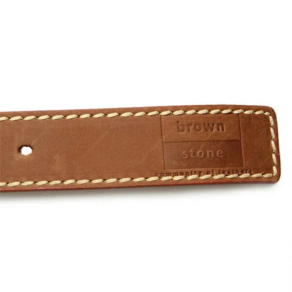 Nubuck Thread Brass Buckle