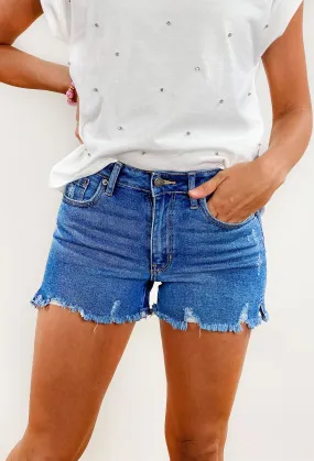 Ocean Breeze Denim Shorts