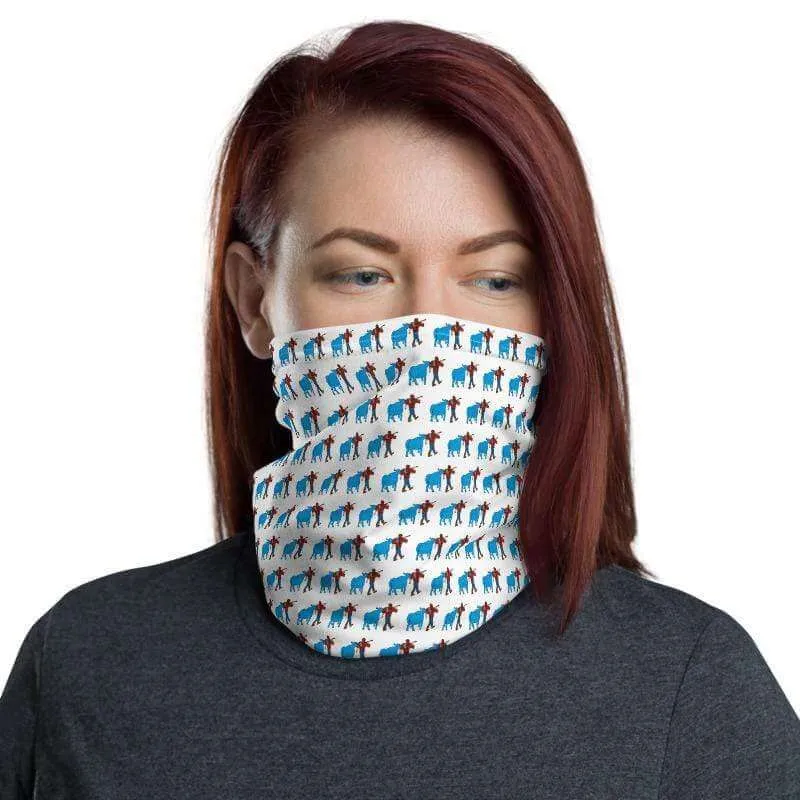 Paul Bunyan   Babe the Blue Ox Minnesota Neck Gaiter/Face Mask/Bandana