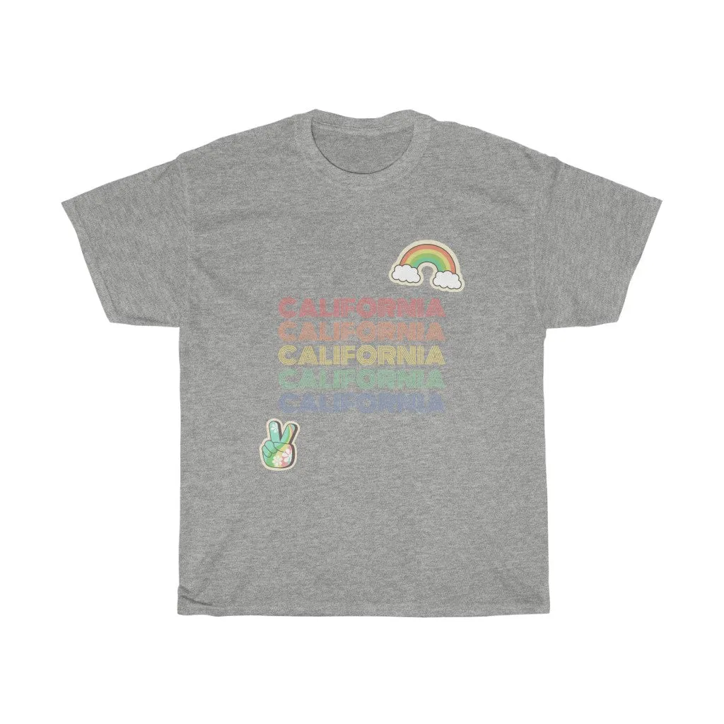 Peace Love & California Tee