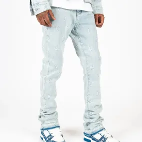 Pheelings “Soul Stamped” Flare Stack Jeans