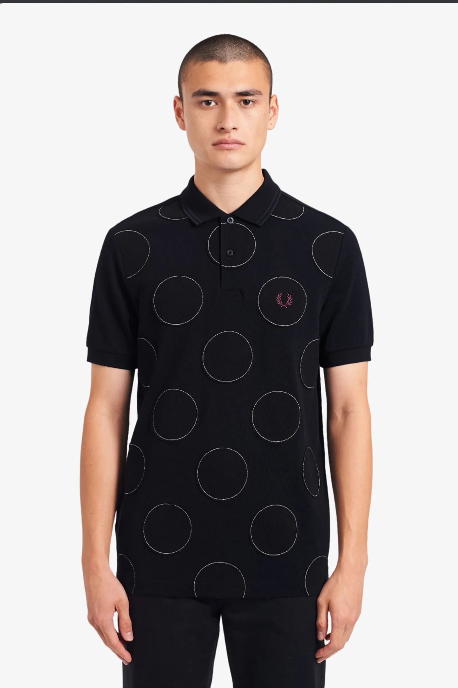 POLKA DOT POLO SHIRT