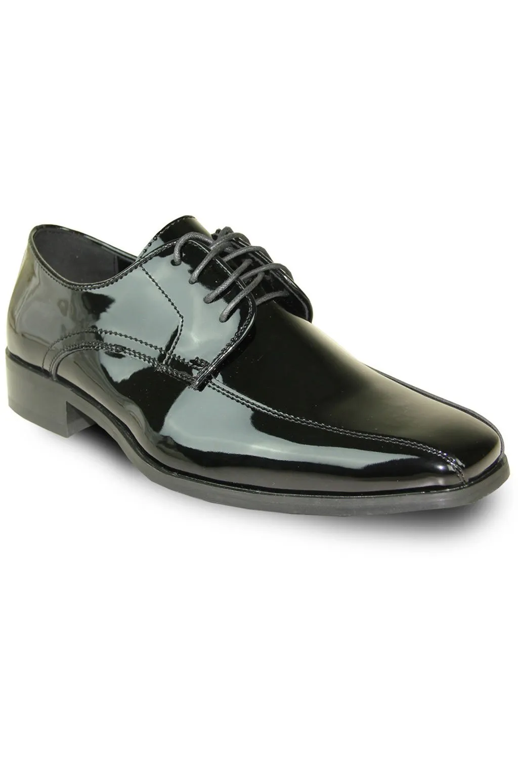 "Firenze" Black Vangelo Tuxedo Shoes