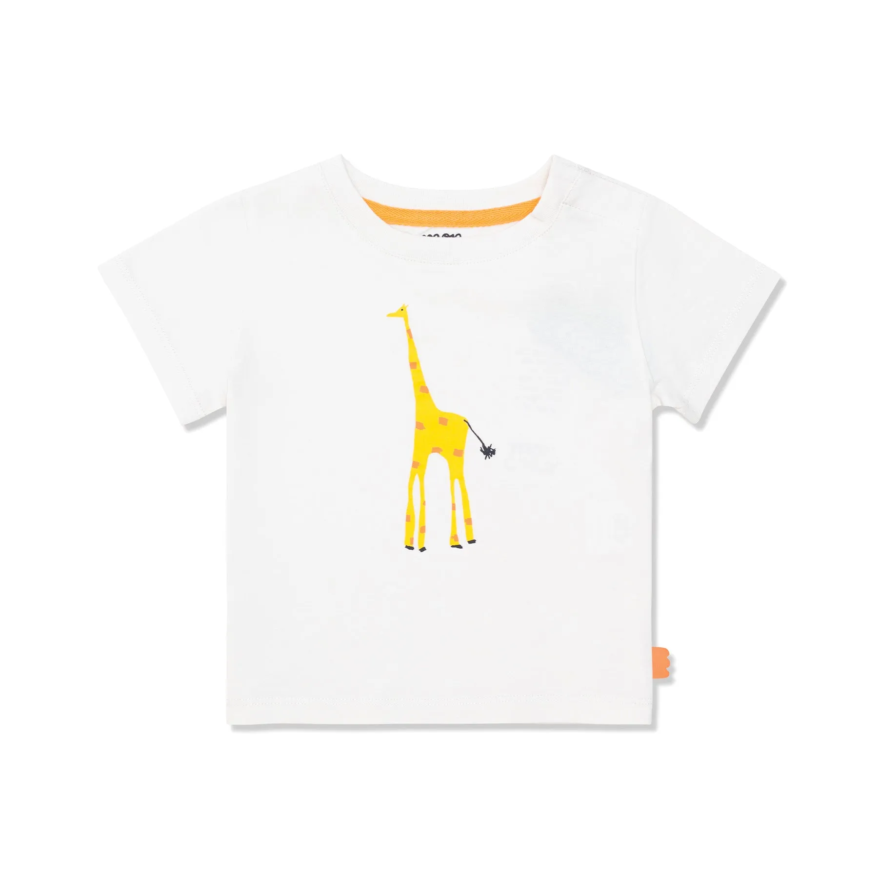 Recycled Cotton Giraffe Baby T-shirt