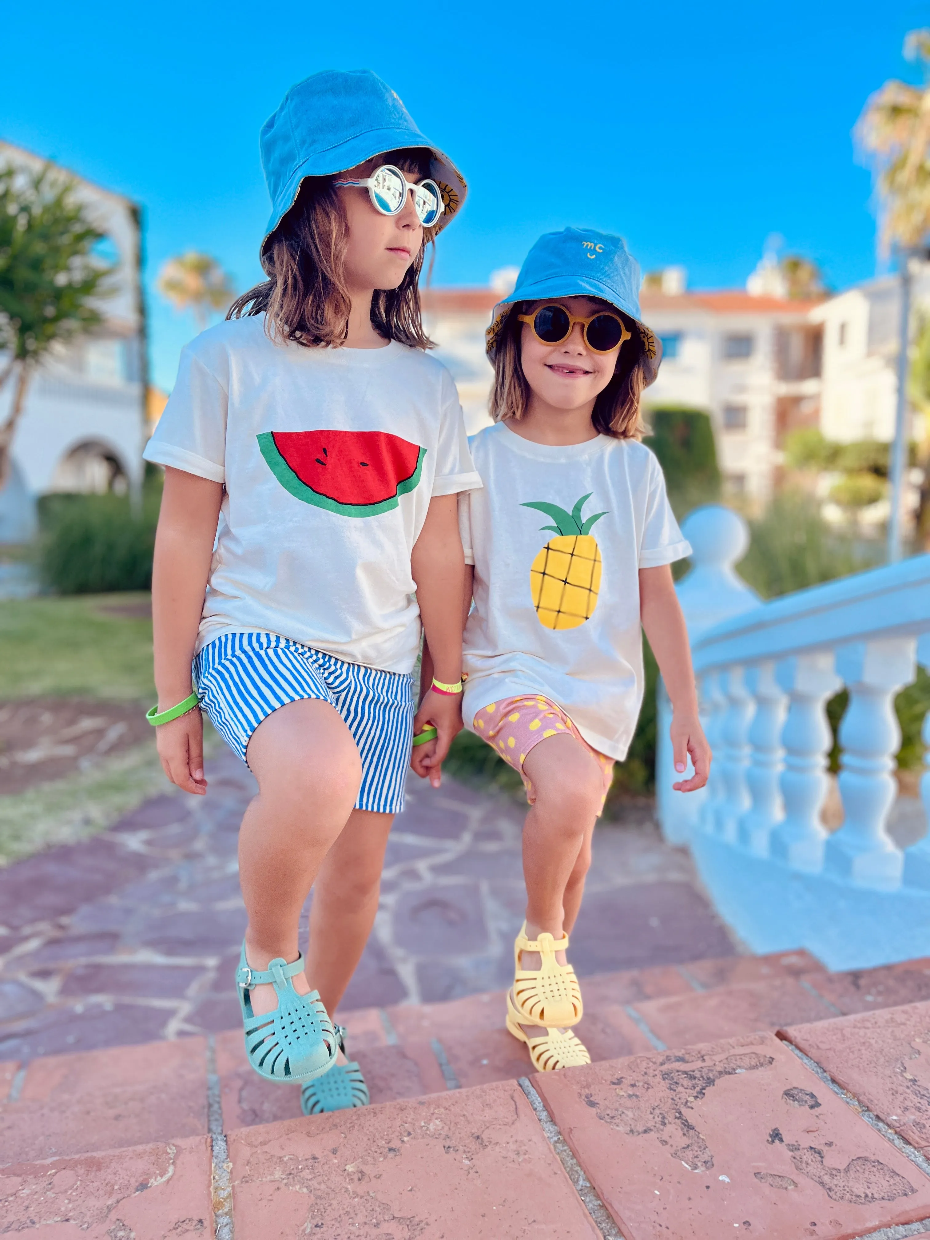 Recycled Cotton Watermelon Slice Kid T-shirt