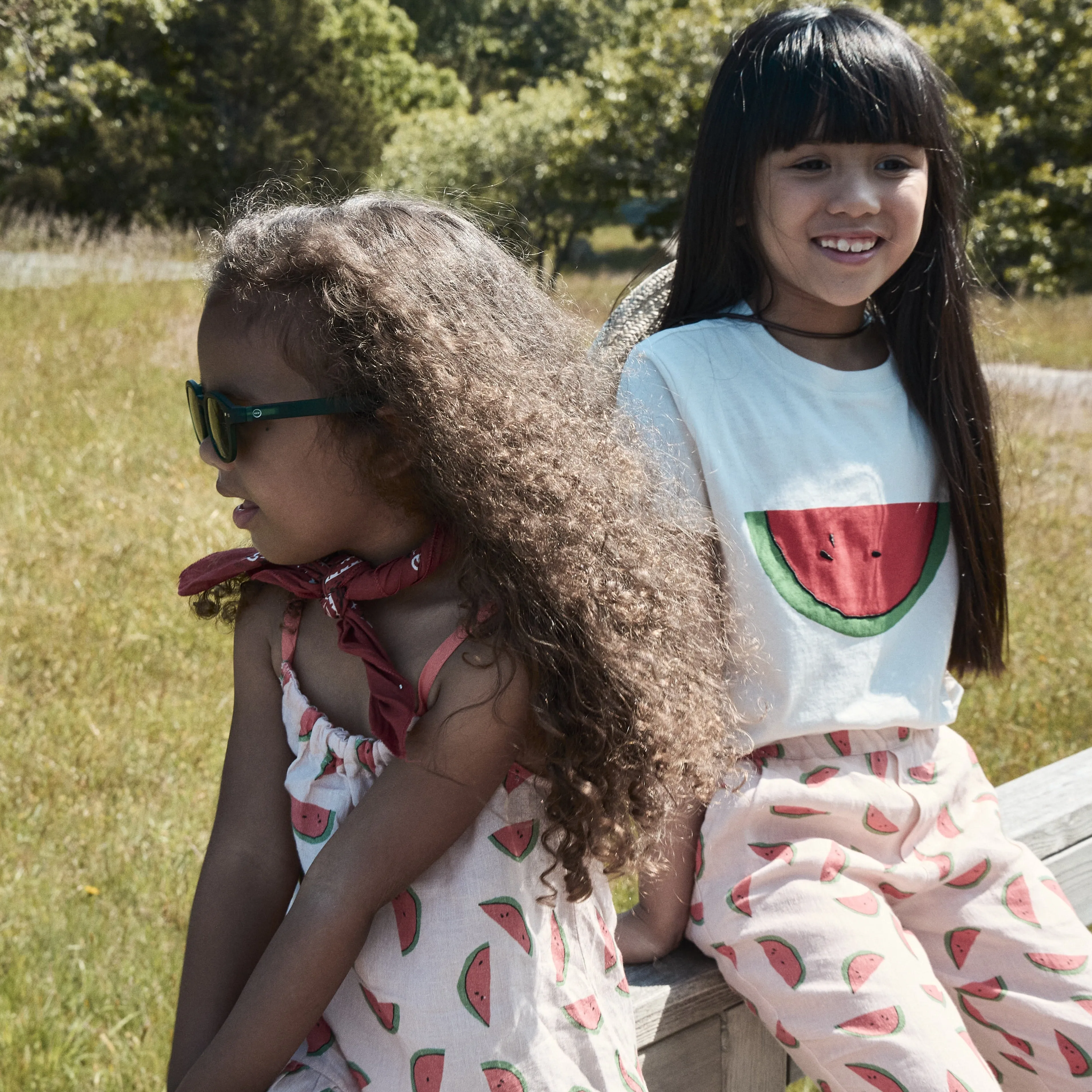 Recycled Cotton Watermelon Slice Kid T-shirt