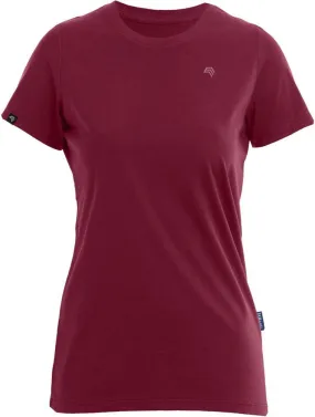 RMH 0201 ― Damen Luxury Bio-Baumwolle T-Shirt - Rot Bordeaux