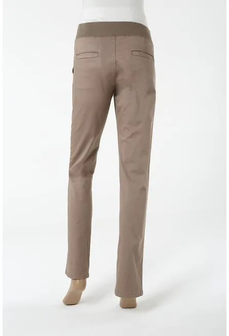 Sherry Reg Boot Fine Twill Pants Khaki