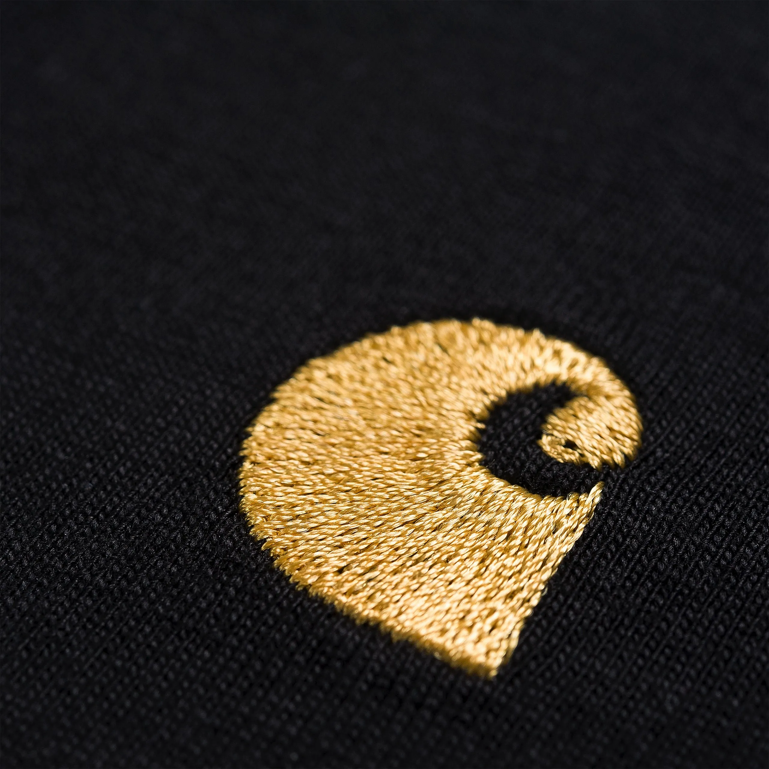 S/S CHASE T-SHIRT BLACK / GOLD