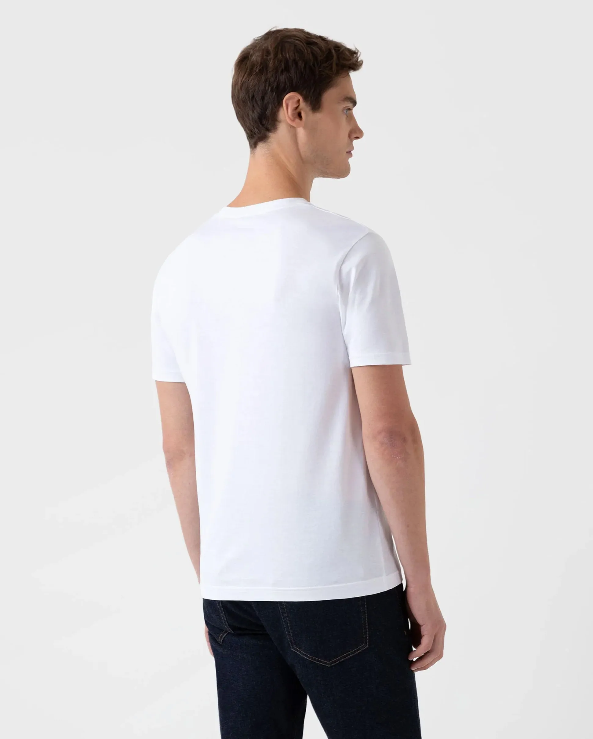 S/S RIVIERA CREW NECK T-SHIRT / WHITE