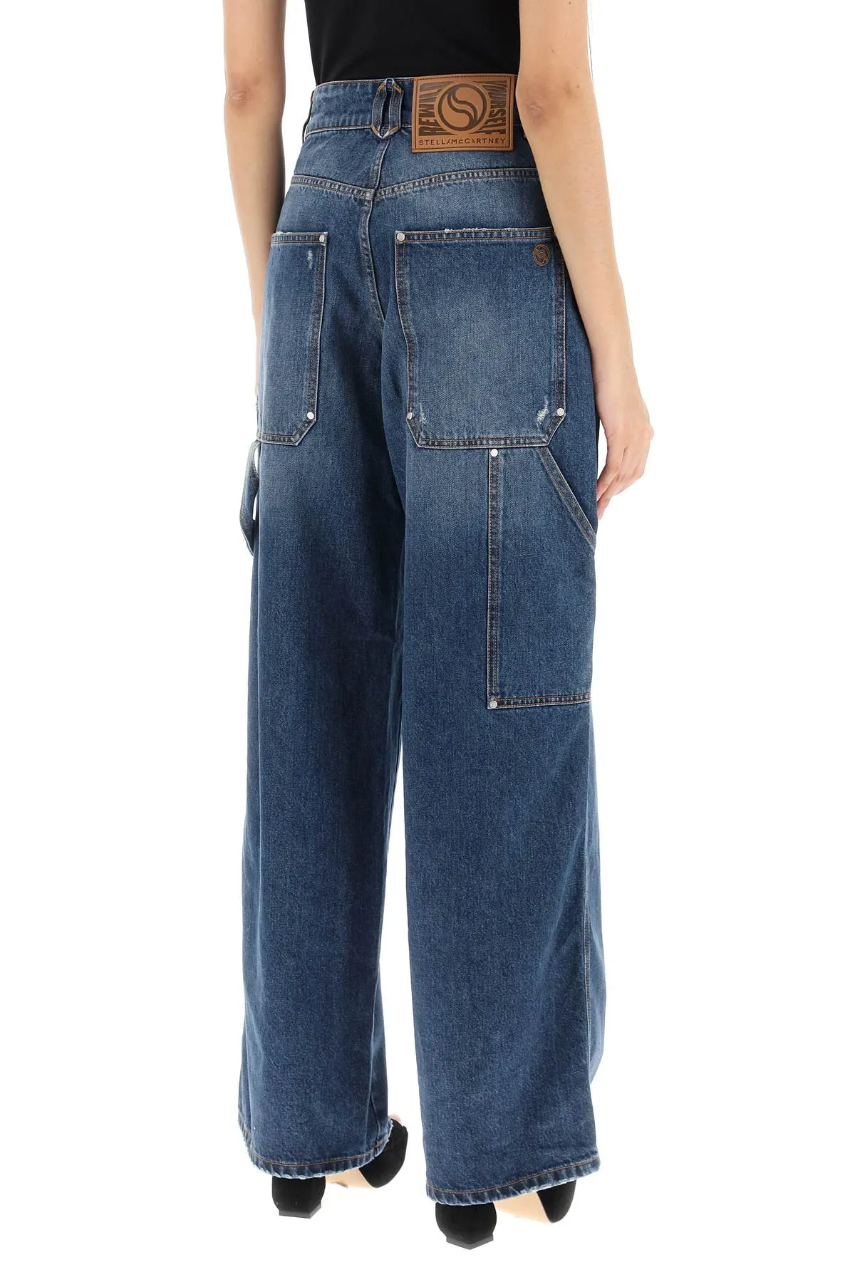 Stella mccartney wide leg jeans