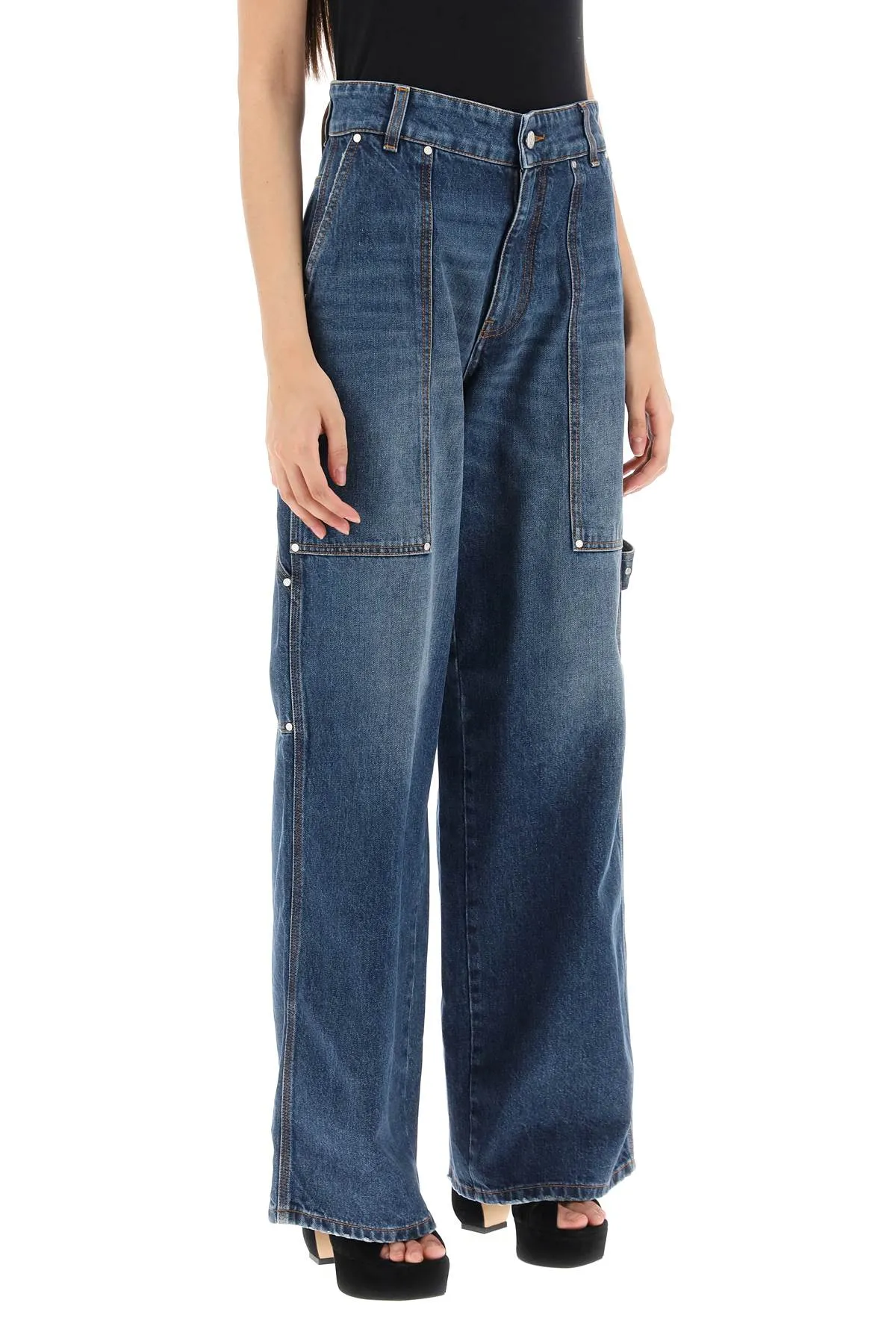 Stella mccartney wide leg jeans