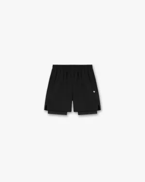 Team 247 2-In-1 Shorts - Black 