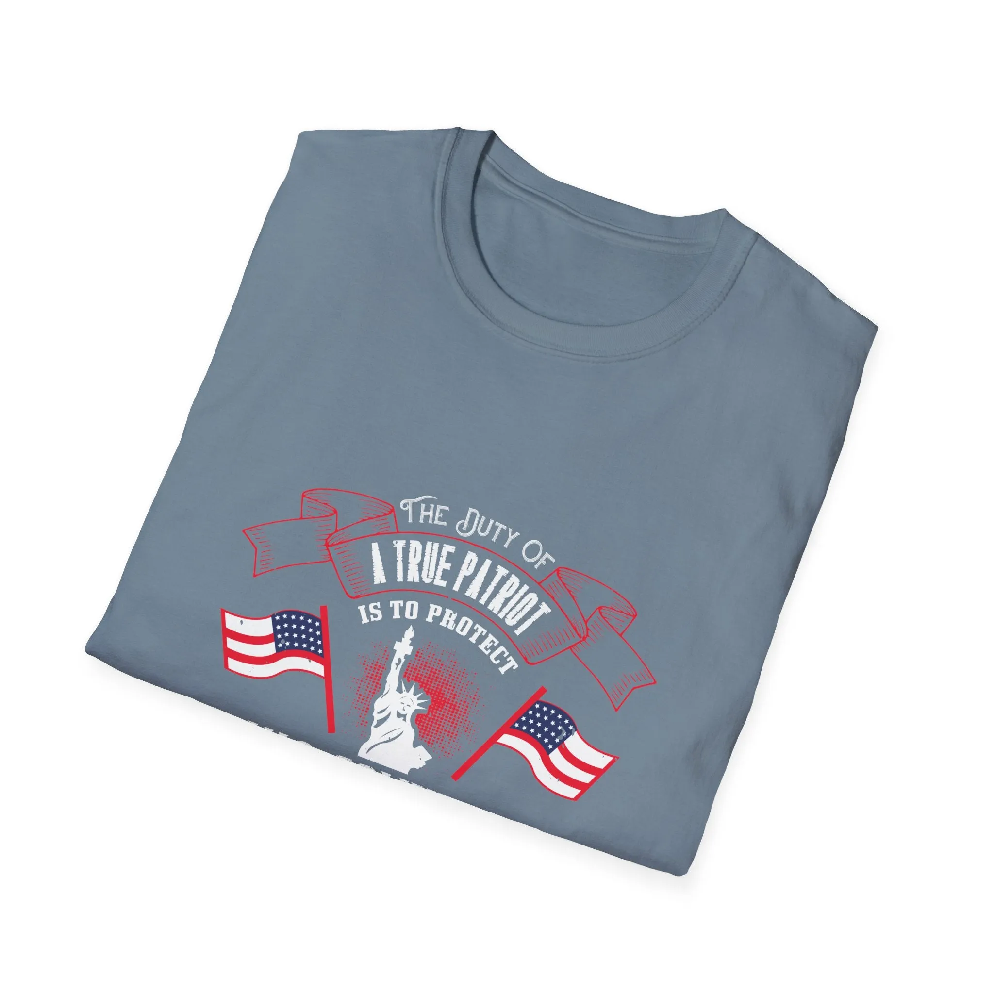 The Duty of a True Patriot, Men's Lightweight Fashion Tee