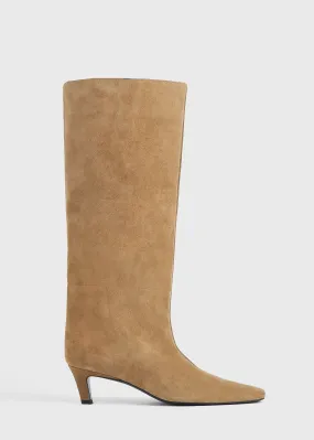 The Wide Shaft Boot caramel