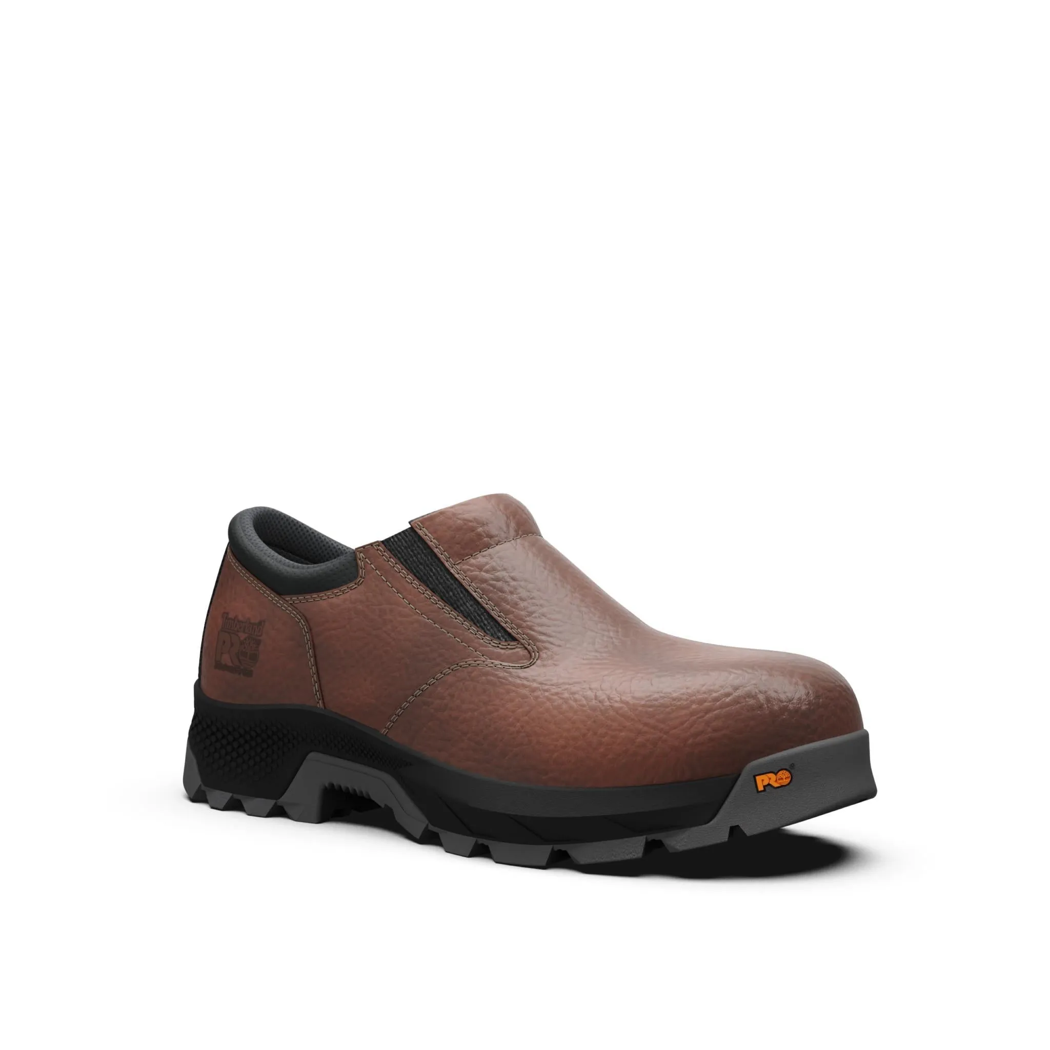 Titan Ev Composite-Toe Slip-On Work Boot Brown