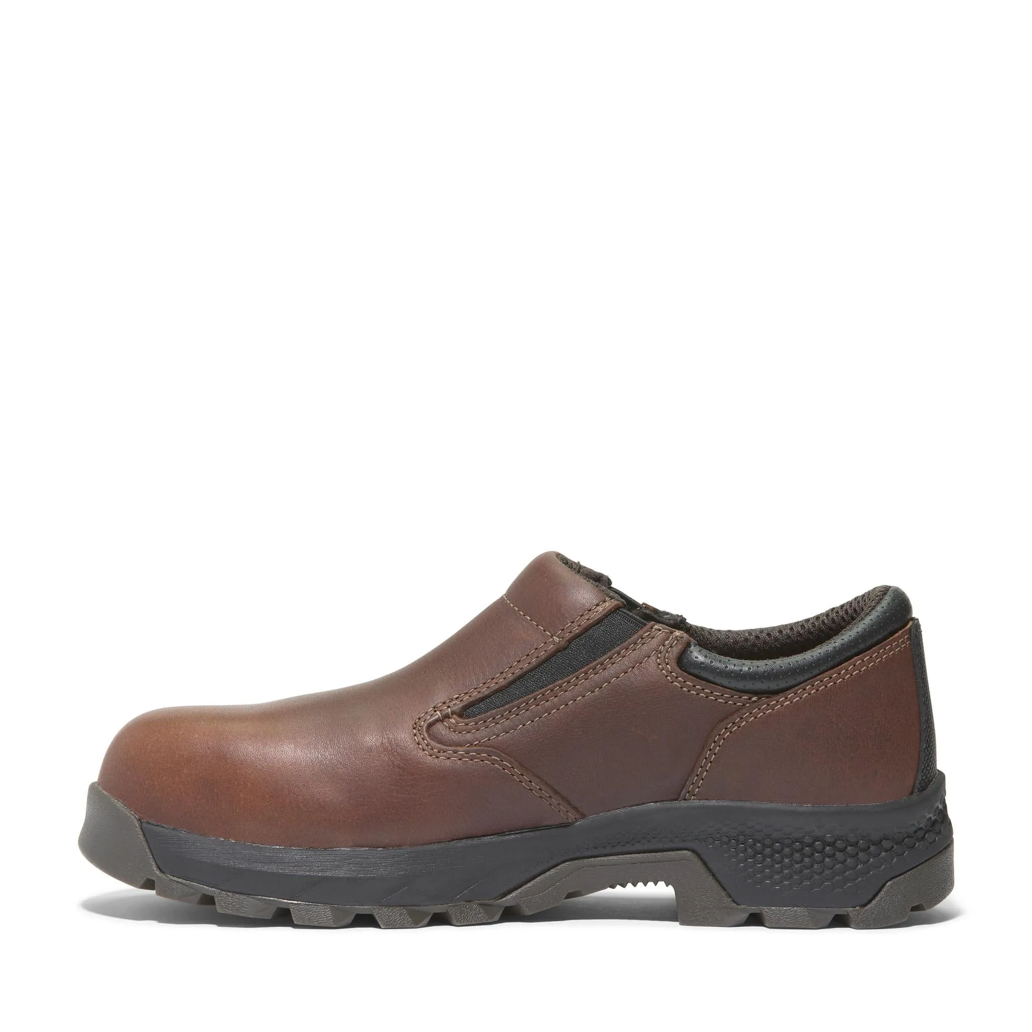 Titan Ev Composite-Toe Slip-On Work Boot Brown